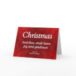 Have Joy and Gladness Christmas Luke 1-14 Card