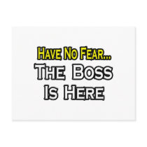 Have No Fear, The Boss Is Here