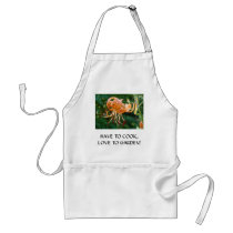 have to Cook LOVE TO GARDEN Apron Gifts Tiger Lily