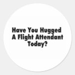 Have You Hugged A Flight Attendant Today Stickers