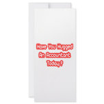 Have You Hugged An Accountant Today? rack cards