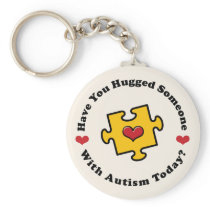 Have You Hugged Someone Autism Awareness Key Chai Key Chain
