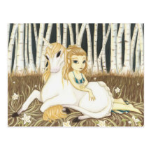 Haven- Fairy Unicorn postcard