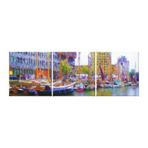Havendagen 2011 Rotterdam. Door FransJonker. Stretched Canvas Afdrukken