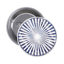Havenly Blue Floral Chakra Buttons