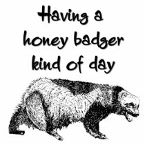 Having a honey badger kind of day