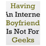 Having An Internet Boyfriend Is Not For Geeks flyers