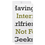 Having An Internet Girlfriend Is Not For Geeks rack cards
