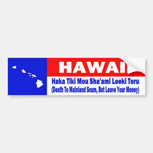 HAWAII BUMPER STICKER Zazzle