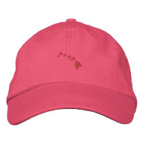 Hawaii Embroidered Hat