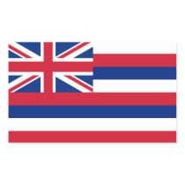 Hawaii Flag Rectangle Sticker
