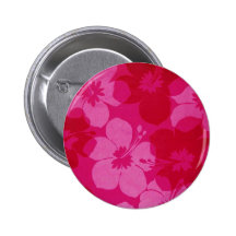 Hawaii flower buttons