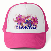 Hawaii flower hat