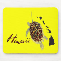 Hawaii Green Sea Turtle Mousepad