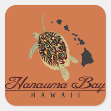 Hawaii Green Sea Turtle Sticker