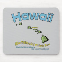Hawaii HI Motto ~ Haka Tiki Mou Sha'ami Leeki Mouse Pad