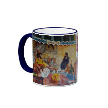 Hawaii Painted Church Art Mural Coffee Mugs