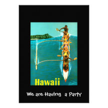 Hawaii Private Party Invitation