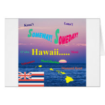 Hawaii Someway Someday Cards