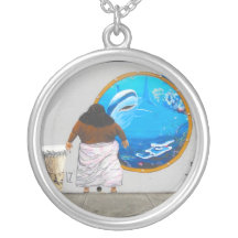 Hawaii Street Art Israel Mural Necklace