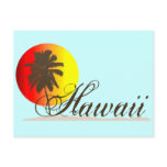 Hawaii Sunset Souvenir postcards