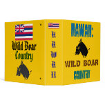 Hawaii: Wild Boar Country binders