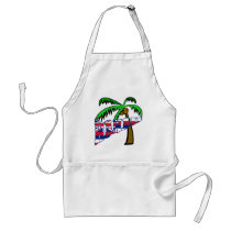Hawaii with Palm Tree Products Apron