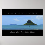 Hawaiian Adventure - Island of Oahu Print