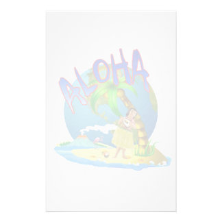Hawaiian Stationery Templates, Hawaiian Custom Stationery Templates