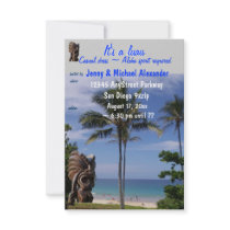 Hawaiian Beach Luau Invite