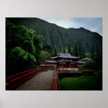 Hawaiian Buddhist Temple Print