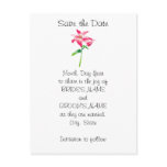 Hawaiian Customizable Save the Date Post Cards