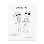 Hawaiian Destination Wedding Save the Date Post Card