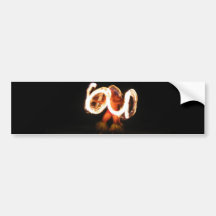 Hawaiian Fire Dance Bumper Stickers