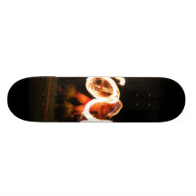 Hawaiian Fire Dance Custom Skate Board