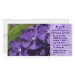 Hawaiian Floral Luau Invitations photo cards