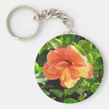 Hawaiian Flower Keychain