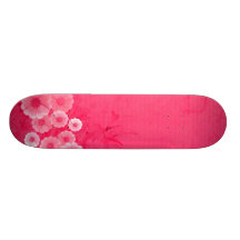 'HAWAIIAN FLOWER' (PINK) skateboard