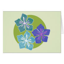 Hawaiian Flowers 1 Greeting Card