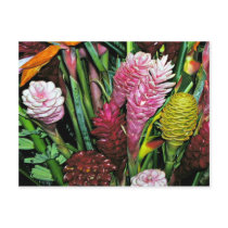 Hawaiian Flowers Postcard