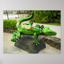 HAWAIIAN GECKO PRINT