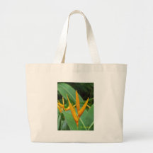 Hawaiian gold bird of paradise gift items bag