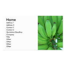 Hawaiian Green Bananas Business Card Templates