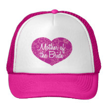 Hawaiian Heart Mother of the Bride Mesh Hat