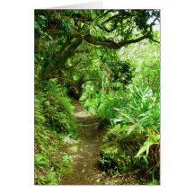 Hawaiian Hiking Trail Card