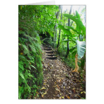 Hawaiian Hiking Trail Card