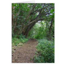 Hawaiian Hiking Trail Greeting Card
