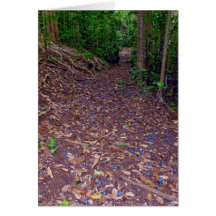 Hawaiian Hiking Trail Greeting Card