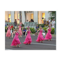 Hawaiian Holiday Parade Postcard
