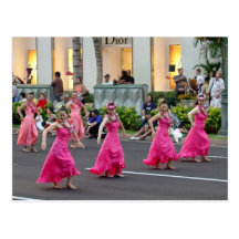 Hawaiian Holiday Parade Postcard
